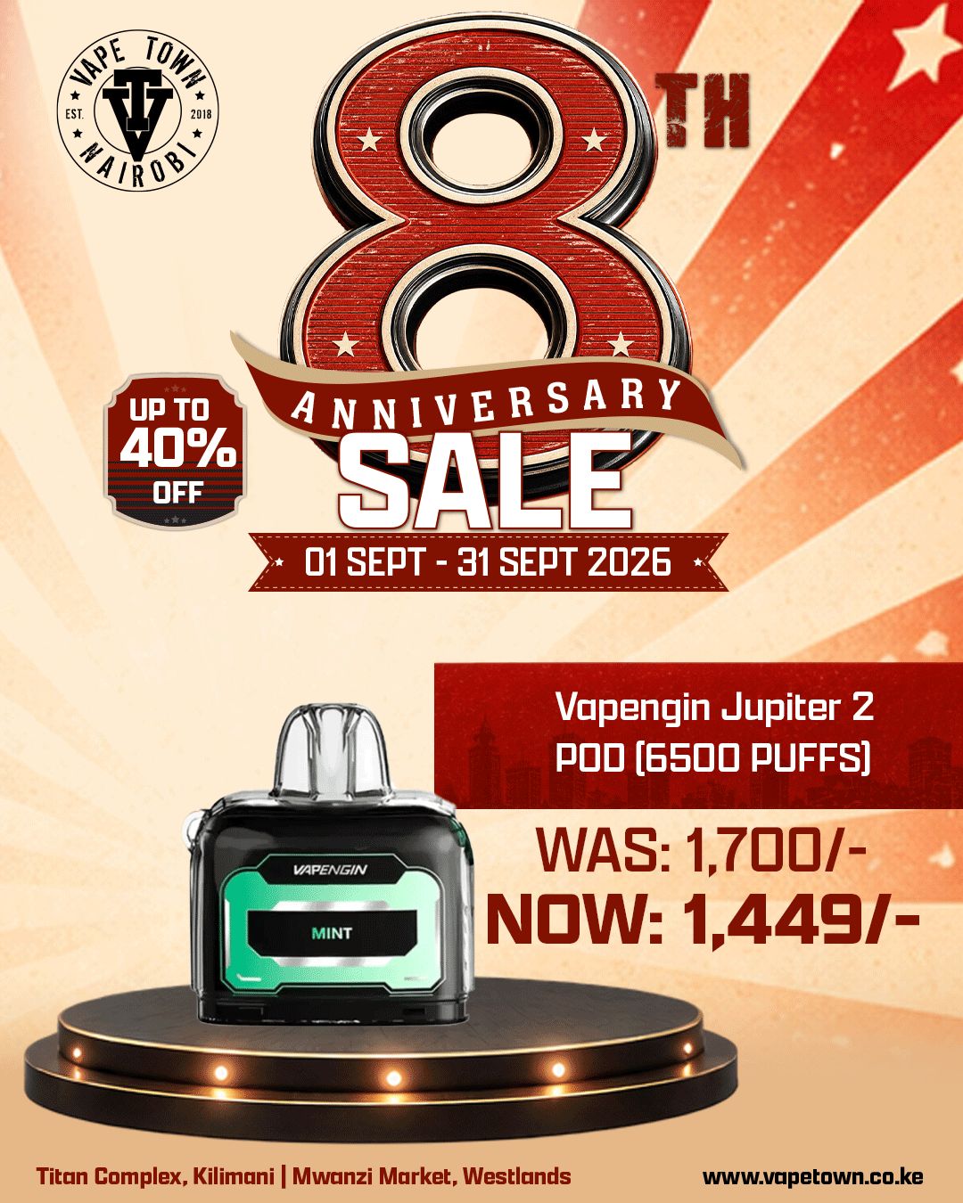 Vapengin Jupiter 2 Replacement Pod
