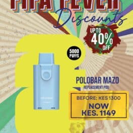 POLOBAR MAZO REPLACEMENT POD 5000 PUFFS