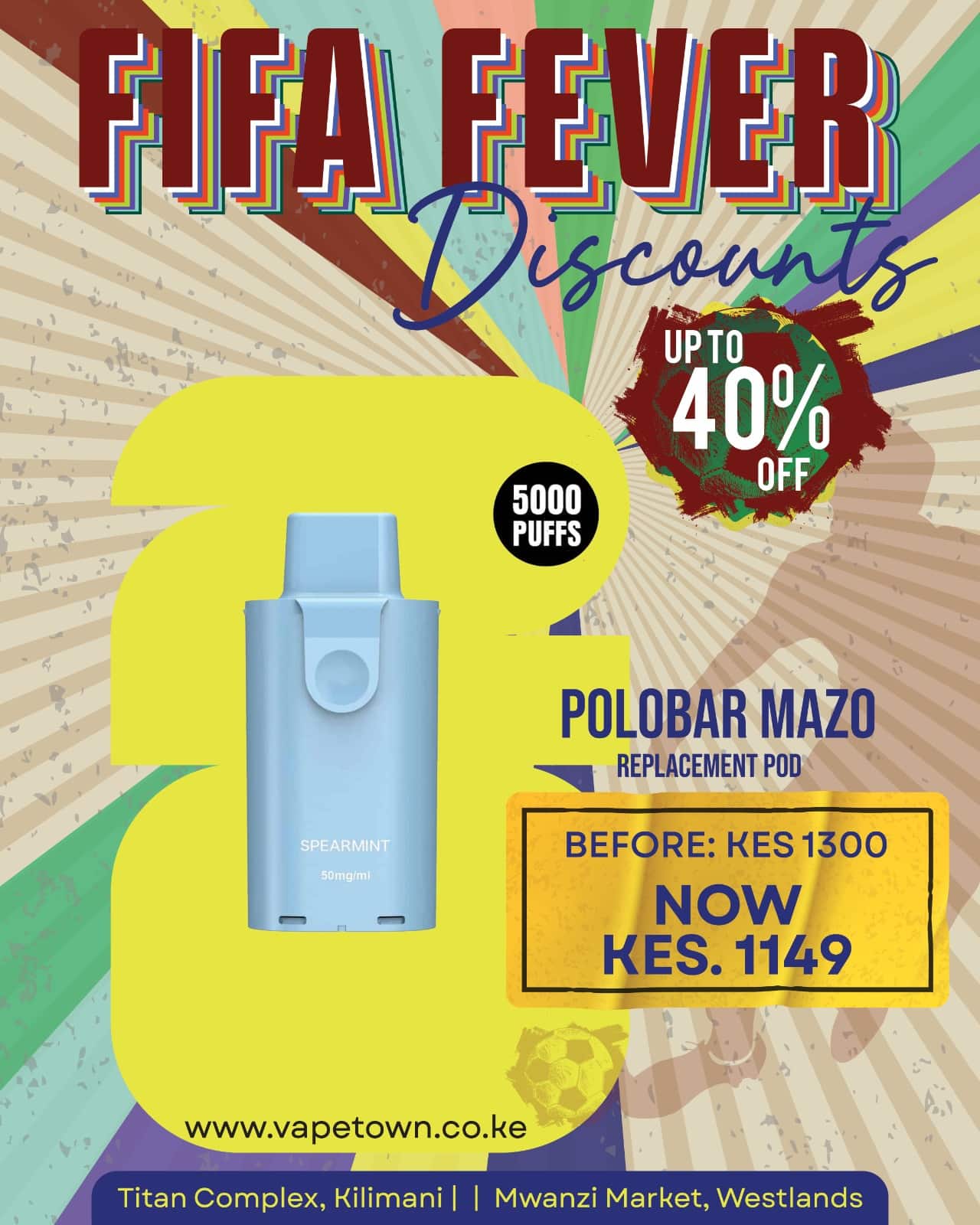 POLOBAR MAZO REPLACEMENT POD 5000 PUFFS